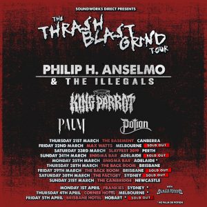 From the archives: Phil Anselmo and the Thrash Blast Grind Tour @ The Back Room, Brisbane 29/03/2019