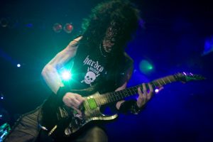 Trey Azagthoth. The mysterious death metal guitar icon in Morbid Angel.