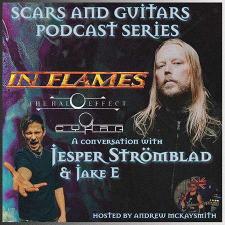 Jesper Strömblad (ex- In Flames, Cyhra) – with Jake E (Cyhra)