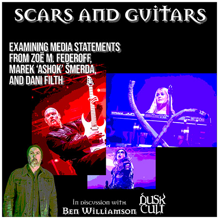 Examining media statements from Zoë M. Federoff, Marek ‘Ashok’ Šmerda, and Dani Filth